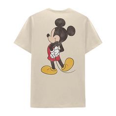 Update your casual wardrobe with this men's Mickey Mouse graphic short-sleeve t-shirt. Made from a soft cotton-jersey for a regular-fit, this crew-neck tee pairs perfectly with anything from jeans to joggers or basketball shorts.Character: Mickey MouseClosure Type: Pullover HeadFit: Regular FitNeckline: Crew NeckSleeve Length: Short SleeveFiber Content: 100% CottonFabric Description: JerseyCare: Tumble Dry, Machine WashCountry of Origin: Imported Mickey Mouse Thanksgiving Shirt, Mickey Mouse Outfit, Disney World Outfits, Mickey Mouse Shirts, Tops Graphic, Color Sand, Men's Graphic T Shirt, Basketball Shorts, Disney Outfits