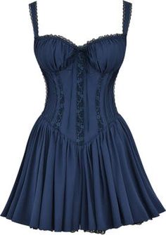 HOUSE OF CB Pintuck Lace Trim Babydoll Dress | Nordstrom Navy Blue Mini Dress, French Dress, Corset Mini Dress, French Navy, Swimwear Dress, House Of Cb, Blue Mini Dress, Hoco Dresses, Corset Dress