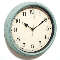 PRICES MAY VARY. 🕗 【RUSTIC DESIGN】- Crafted with a classic blue imitation wood frame and crystal-clear HD glass, our rustic wall clock brings timeless elegance to your kitchen or farmhouse-style decor. Its nostalgic hue is perfect for any interior space, embodying farmhouse chic decor. 🕗 【SILENT NON-TICKING】- Equipped with a superior sweeping movement to guarantee true silence, this clock features a smooth second hand, ideal for those quiet moments in your bathroom or a contemplative atmospher Bathroom Wall Clocks, Farmhouse Chic Decor, Blue Wall Clocks, Rustic Wall Clock, Living Room Farmhouse, Kitchen Wall Clocks, Retro Clock, Vintage Wall Clock, Classic Decor