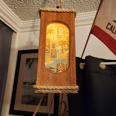 One of a kind tiki lamp to hang on your patio or indoors! Great accent light to light up any room! Hangs from a manufactured 16 ft jute cord that will allow for many hanging options! On and off switch at the plug.  These lamps pictured are already made and ready to hang in your space adding the ambiance you will love!  Design on all 4 sides.  Lamp size: Roughly 14 - 17 x 7 Tiki Lamp, Accent Lamps, Accent Light, Accent Lighting, Accent Lamp, Live Light, Love Design, Lamp Shade, Lamp Light