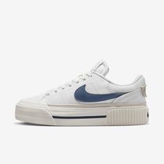 Nike Court Legacy Lift Women's Shoes Nike Court Legacy Lift, Court Legacy Lift, Nike Court Legacy, Shoes For School, Back To School Shoes, White Nike Shoes, Cute Nike Shoes, Cute Sneakers, Popular Shoes