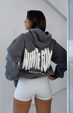 Archive 6.0 Oversized Hoodie Ash | White Fox Boutique US Fox Hoodie, Fox Clothing, Outfit Invierno, Cute Preppy Outfits, Cute Sweatshirts, Hoodie Outfit, White Fox, Oversized Hoodie, Cute Simple Outfits