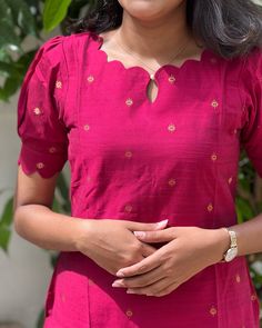 Sleeves For Dresses Ideas, Different Kurti Styles, Dress Tops Designs, Kurti Neck Models, Kurti Neck And Sleeve Designs, Necks For Kurtis, Kurti Designs Neck Design, Salwar Sleeve Designs, Neck Models For Kurtis