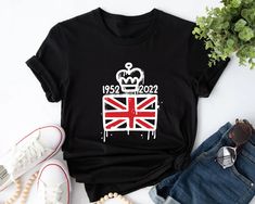 Queen Elizabeth Shirt, Elizabeth Shirt, England Shirt, End of the Era shirt, Rip Shirt, Elizabeth Die Shirt, England Queen Shirt I am a professional designer, and all these designs are made by me. These are also perfect gifts for, special occasions, bachelorette parties, birthdays, anniversaries, girlfriends and boyfriends. Product Features ► Very comfortable to wear ► High-Quality cotton&Polyster mixture fabric ► You can iron it directly ► Design will never change color If you cannot find the answer to your question here, I would be happy to answer your questions or concerns. Elizabeth England, England Queen, Ripped Shirts, England Shirt, Queen Shirt, Queen Shirts, Queen Of England, Bachelorette Parties, Never Change