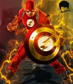 an image of the flash in action