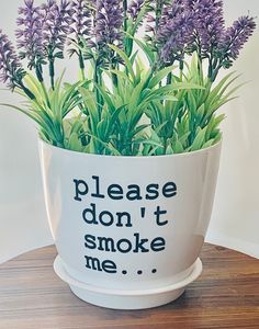 High quality plastic pot with drainage and included drip tray.  Available in 5.5in, 6.5in & 7.5in pots! Cricut Plant Pot Ideas, Cute Painted Pots, Funny Plant Pots, Pot Craft Ideas, Plant Pot Ideas, Plant Sayings