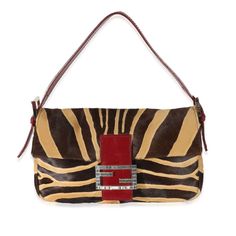 Fendi Brown Beige Zebra Pony Hair Crystal Baguette Bag Fendi Designer Things, Fendi Baguette Bag, Dream Bag, Dream Bags, Luxury Bags Collection, Fendi Bag, Cute Paintings, Fendi Baguette, Baguette Bag