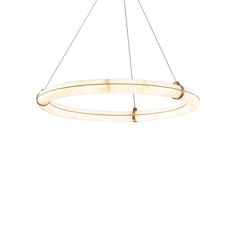 a circular light fixture hanging from the ceiling