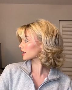 Penteado Cabelo Curto, Short Blonde Hair, Cut My Hair, Hairstyles Haircuts, Hair Dos