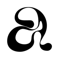 the letter s is made up of black and white letters, which appear to be intertwined