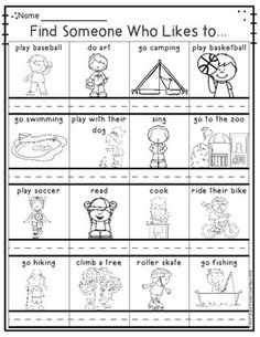 a worksheet with pictures and words to help students learn how to read them