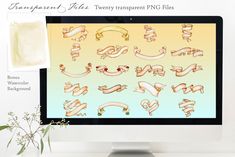 Watercolor Banners Illustration Set - Hand Drawn Ribbon Illustrations by Jamie Hansen - Jamie Hansen Art How To Draw Ribbon, Watercolor Wash, Hand Lettered, Watercolor Background, Design Project, Watercolor Illustration, Hand Lettering, Design Projects, Watercolor Art