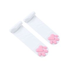 Long Cat Socks Thickness: Standard Pattern Type: Solid Item Type: Stockings Thigh High Socks Cute, Cat Paw Socks, Long Cat, Paw Print Design, Cat Paw Print, Compression Stockings, Cat Socks, Paw Pads, Cat Claws