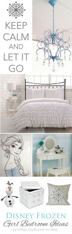 disney frozen princess bedroom decor and accessories