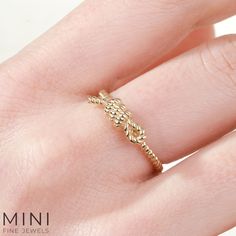 Here is double rope knot ring 14K solid gold minimalistic rings for women. Our spinner twist love rope band will be perfect shower jewelry as in birthday, anniversary or engagement ceremony!  Knotted twisted rope ring and soulmates rings her will look so pretty on her index or middle finger. Are you looking for double knot ring 14K and simple everyday ring, here is the love forever ring and linked together ring for yourself. Discover our luxury design middle finger ring. Features: Made from high Minimalistic Rings, Knot Rings, Gold Minimalist Ring, Forever Ring, Gold Knot Ring, Twisted Love, Forever Rings, Middle Finger Ring, Rope Ring