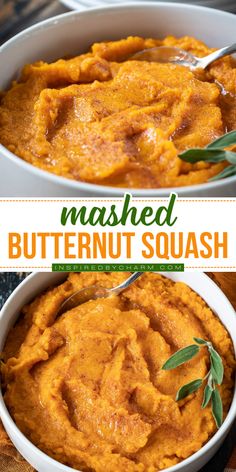 Roasted butternut squash for your Thanksgiving dinner party! Mixed with butter, brown sugar, and spices, this easy mashed butternut squash is so delicious with a sweet touch. Save this Thanksgiving side dish recipe! Mashed Squash, Mashed Butternut Squash, Butternut Squash Recipe, Seasonal Eating, Boiled Egg Diet Plan, Squash Recipe, Butternut Squash Recipes, Thanksgiving Side, Healthy Fall