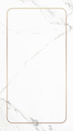 a white and gold marble background with a golden frame in the middle on top of it