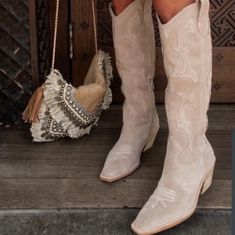 Dolce Vita Samare Taupe Tall Western Cowgirl Boots Womens Size 12 Brand New Without Box. No Tags Suede Synthetic Upper Block Heel Half Zip Closure Approx 3" Heel Stitching Detail Cowgirl Boots In Sand, Beige Cowboy Boots Dress, Whitle Long Cowgirl Boots, Cowgirl Boot Wedding Shoes, Whote Wedding Cowgirl Boots, Beige Knee High Cowboy Boots, Cream Dolce Vita Boots, Cowboy Boots For Weddings, Boots To A Wedding