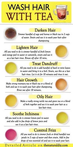 An Incredibly Easy Method That Works For a Healthy Hair How To Darken Hair, Hair Tea, Magia Das Ervas, Wash Hair, Hair Growing Tips, Hair Dyes, How To Lighten Hair, Homemade Hair Products, Tea Green