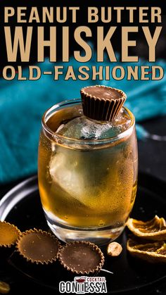 Old Fashioned Drink Recipes, Peanut Whiskey Drinks, Whiskey Old Fashioned Recipes, Peanut Butter Whisky Cocktails, Pb Whiskey Drinks, Chocolate Whiskey Drinks, Peanut Butter Old Fashioned Cocktail, Drinks With Peanut Butter Whiskey, Peanut Butter Whisky Drinks