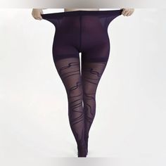 Plus Size Print Purple Pantyhose New Plus Size Pantyhose, Women's Intimates, Color Purple, Plus Size, Wardrobe, Purple, Customer Support, Full Service, Women Shopping