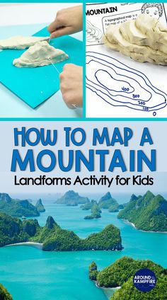 landforms STEM project for making a 3D topographical map in science. Plants Science Activities, Burlap Classroom Decor, Biomes Activities, Pollination Activity, Plants Life Cycle Activities, Add Math, Butterfly Life Cycle Activity