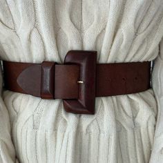 Claudio Orciani Womens Brown 100% Leather Wide Waist Belt Made in Italy 28 SIZE 28 Color: brown  Material: leather  Made in Italy  Length: 33"  Width: 2" Wide Waist Belt, Boulder Co, Wide Waist, Suspender Belt, Suspenders, Waist Belt, Belts, In Italy, The 100