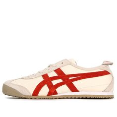 Onitsuka Tiger Mexico 66 Vin Creamy Sneakers/Shoes Tiger Sneakers, Tiger Shoes, Tiger Mexico 66, Onitsuka Tiger Mexico 66, Mexico 66, Asics Sneakers, Lightweight Sneakers, Shoe Inspo, Onitsuka Tiger