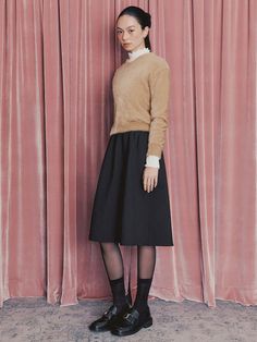 Composition : Shell: Polyester 100 %. Lining: Polyester 100%.Color : BlackCountry of Origin : China Modest Mouse, Full Skirt, Top Trends, Midi Skirt, The Originals, Clothes For Women, Black, Clothes, Color