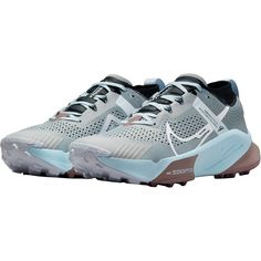 the nike react react sneaker in grey and blue is on sale for $ 99