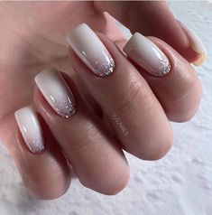 Mickey Nails, Simple Gel Nails, Blush Nails, Elegant Nails