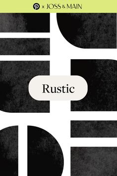 the cover of rustic by joss main