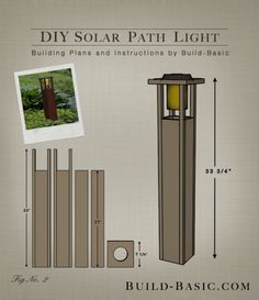 the diy solar path light plans and instructions