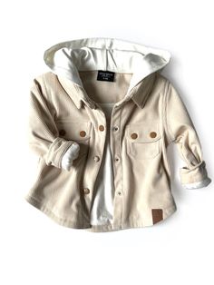 Corduroy Shacket, White Jersey, Trendy Baby, Fall Color, Soft White, For Today, New Design, Shirt Jacket, Knit Jersey