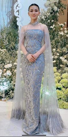 Cambodian Wedding Dress, Cambodian Dress, Clothes Wishlist, Gaun Fashion, Dinner Dress Classy, Myanmar Dress Design, Myanmar Dress, Elegant Dresses Classy