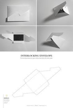 the instructions for how to make an origami envelope