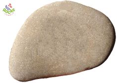 a close up of a rock on a white background