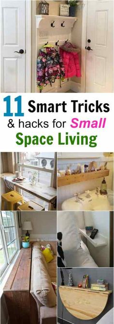 smart tricks and hacks for small space living