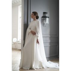 Wedding Dresses With Capes, Cape Wedding Dress, Wedding Cape, Long Sleeve Wedding, Bridal Veil, Bridal Dresses, Favorite Outfit, Cape, Wedding Ideas