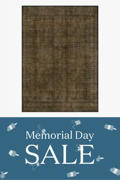 the memorial day sale is on