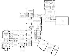 the floor plan for this luxury home