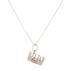 Vintage, Authentic. Pre-Owned. Just Polished And Shined To Look Brand New, Ready For Gifting! No Scratches On The Crown Charm. This Is An Authentic Tiffany & Co. 925 Silver Princess Crown Charm Pendant Necklace. Necklace Is 18" With 2mm Thick Links. Princess Crown Charm Is 15mm X 8mm. This Is An Older Retired Vintage Piece, Before Markings Were Lasered Onto The Piece. Comes With Dust Bag And Box! Silver Crown Necklace, Crown Jewelry Necklace, Silver Princess Crown, Jewelry Tiffany, Crown Charm, Beauty Magic, Crown Necklace, Charm School, Silver Crown