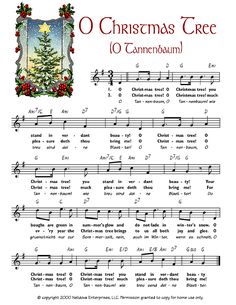 an old fashioned christmas tree song