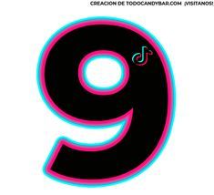 the number nine is black with pink and blue lettering on it's front cover