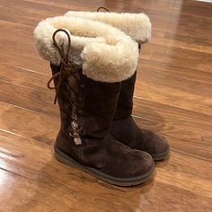 Reposhing This Item I Purchased From @Lorynmusgrove. Loved It, But Ready To Rotate For Something New. Questions? Leave A Comment Below! Chocolate Ugg Boots, Russian Boots, Ugg Lowmel, Bratz Boots, Thrift Inspiration, Boots For Women Winter, Juicy Couture Boots, Y2k Boots, Digital Wardrobe