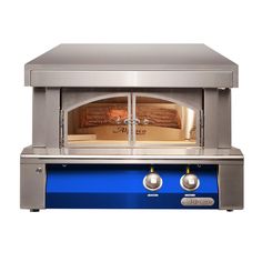 an oven that has some food inside of it