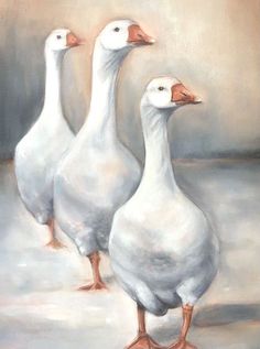 Goose Watercolor, Animal Paintings Acrylic, Chicken Painting, Farm Art, 자수 디자인, Animal Sketches, Arte Animal, Watercolor Bird, Pastel Art