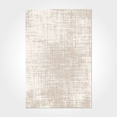 an abstract beige and white painting on the wall