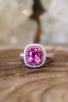 Luxury Jewelry Store, Beautiful Gemstones, Shiny Objects, Pink Sapphire Ring, Sun Valley, Pink Ring, Stunning Jewellery, Oklahoma City