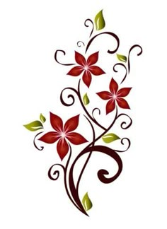 Una nota de color Hip Tattoos For Girls, Tattoo Hip, Foot Tattoos For Women, Tattoos For Women Flowers, Vine Tattoos, Pola Sulam, Hip Tattoo, Flower Tattoo Designs, 자수 디자인